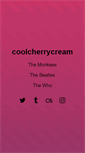 Mobile Screenshot of coolcherrycream.com
